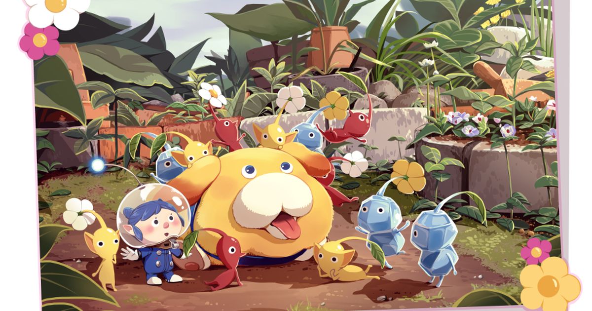 Fan Art of Characters from Pikmin 4 - Pick Pint-Sized Pikmin to Play!
